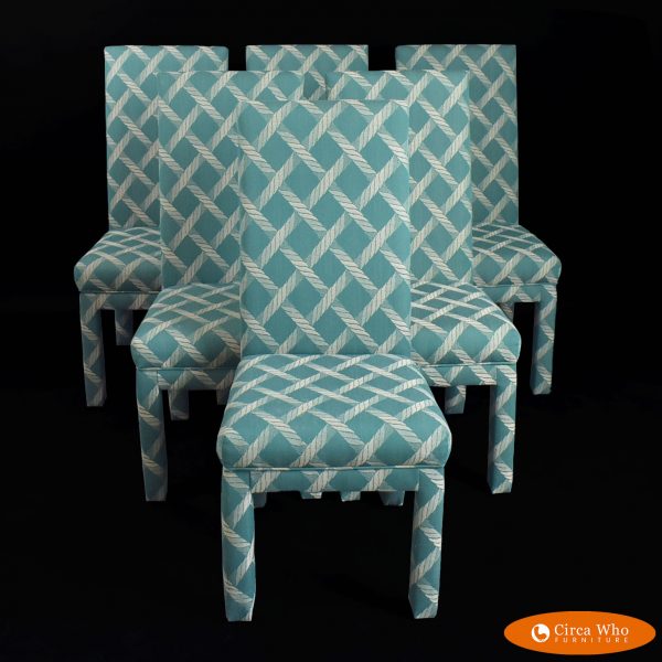Set of 6 Upholstered Chairs