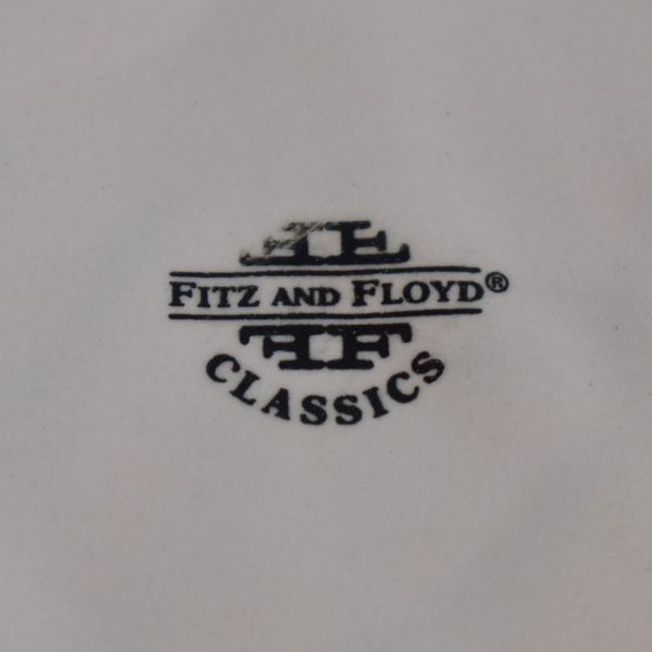 Set of 6 Vintage Fitz and Floyd Leaf Plates