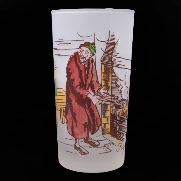 Set of 6 Charles Dickens Oliver Twistes Highball Glasses