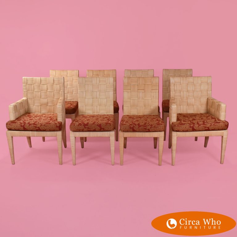 Set of 8 Dining Chairs by Donghia Circa Who