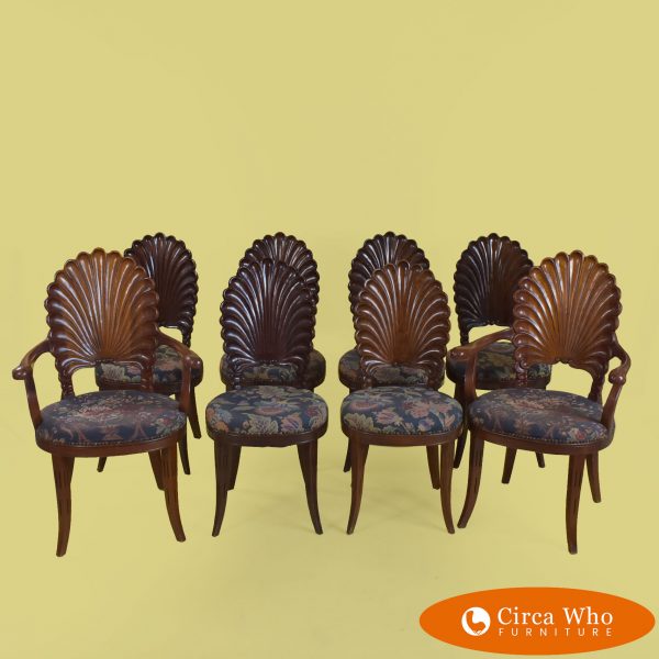 Set of 8 Vintage Grotto Chairs