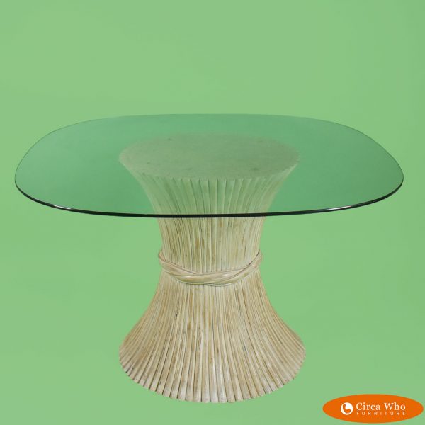 Sheaf of Wheat Blonde Dining Table