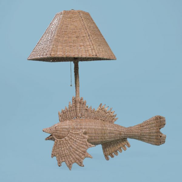 Single Fish Table Lamp by Mario Lopez Torres