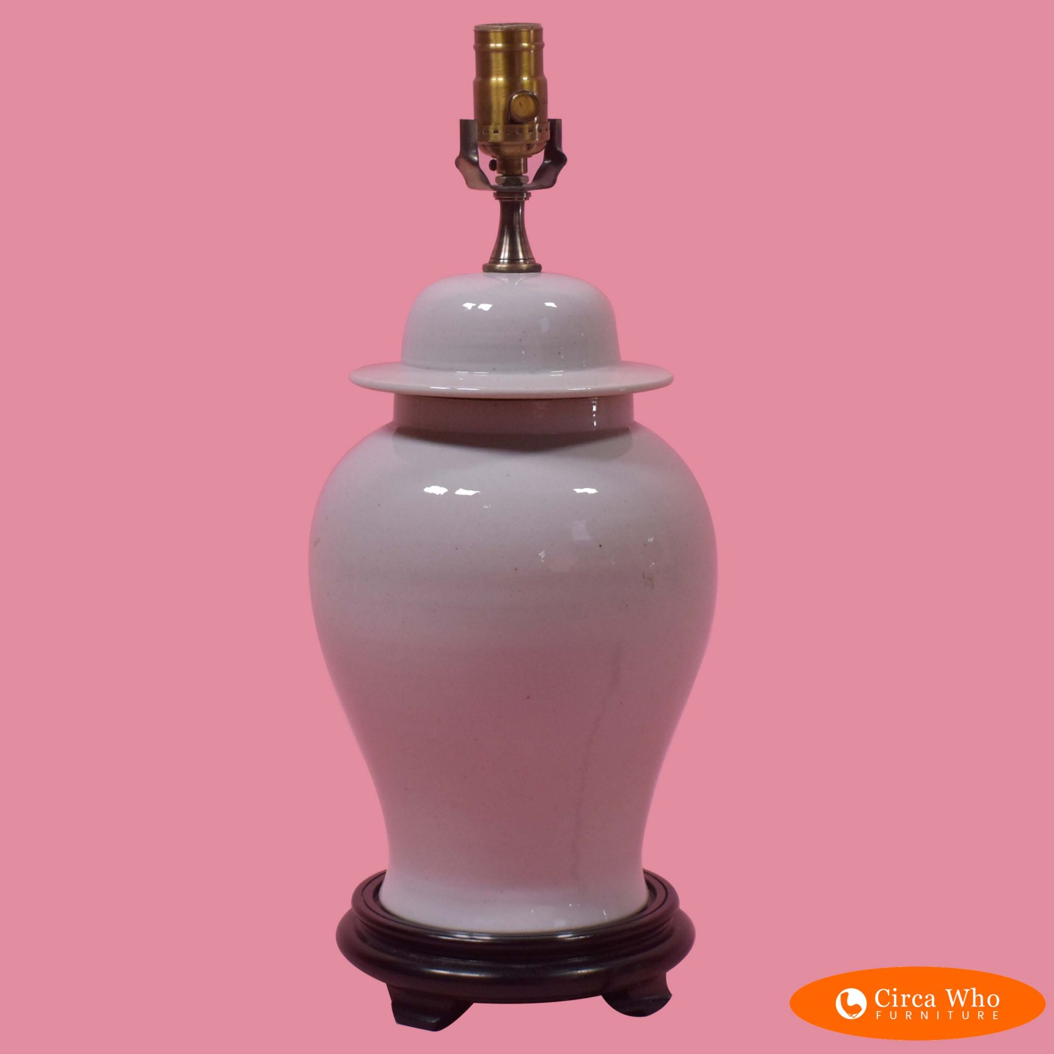 Single Small Ginger Jar Table Lamp Circa Who