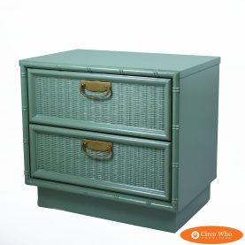 Single Green Nightstand
