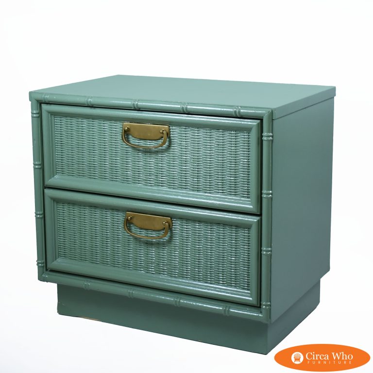 Single Green Nightstand