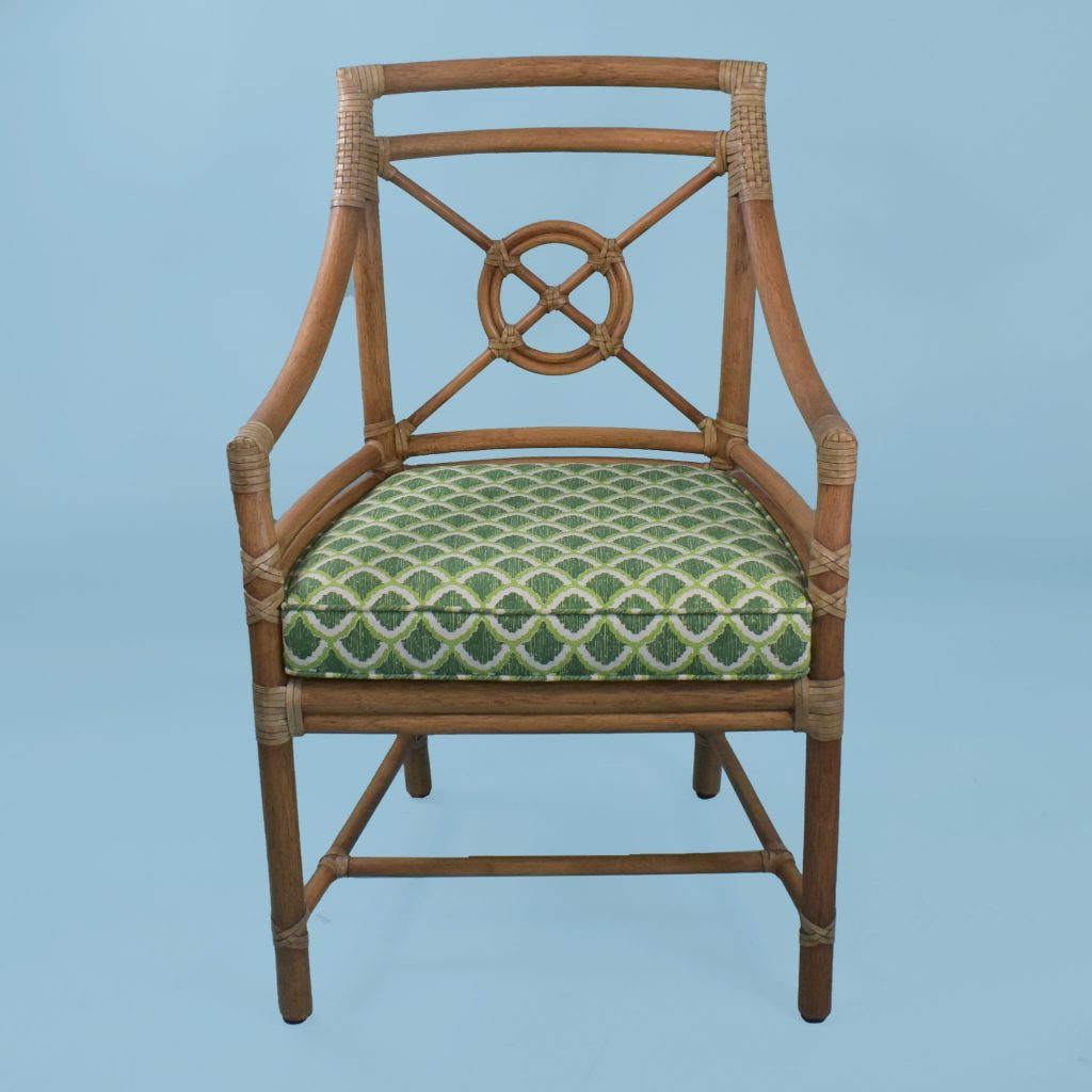 Single McGuire Target Back Arm Chair Circa Who