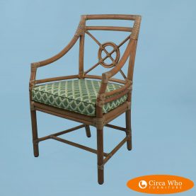 Single McGuire Target Back Arm Chair