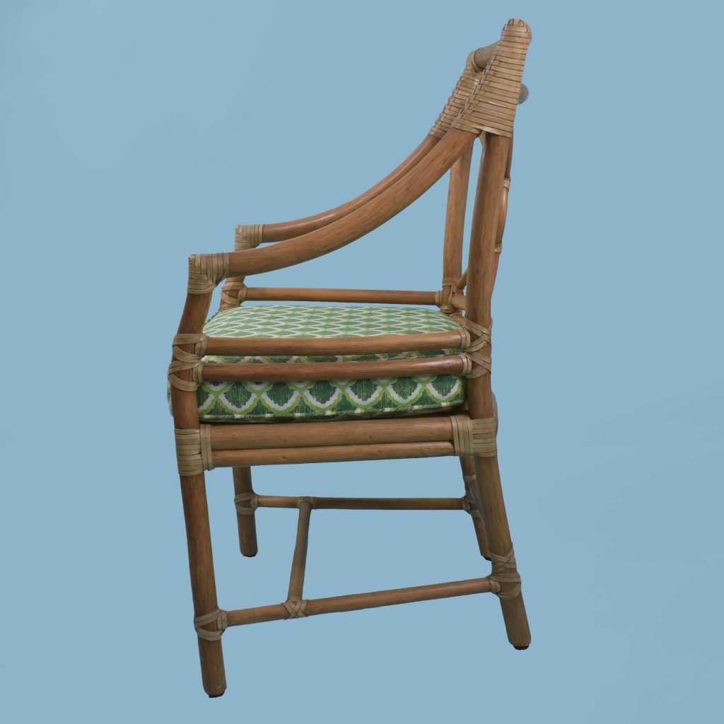 Single McGuire Target Back Arm Chair Circa Who