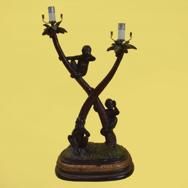 Single Monkeys Table Lamp