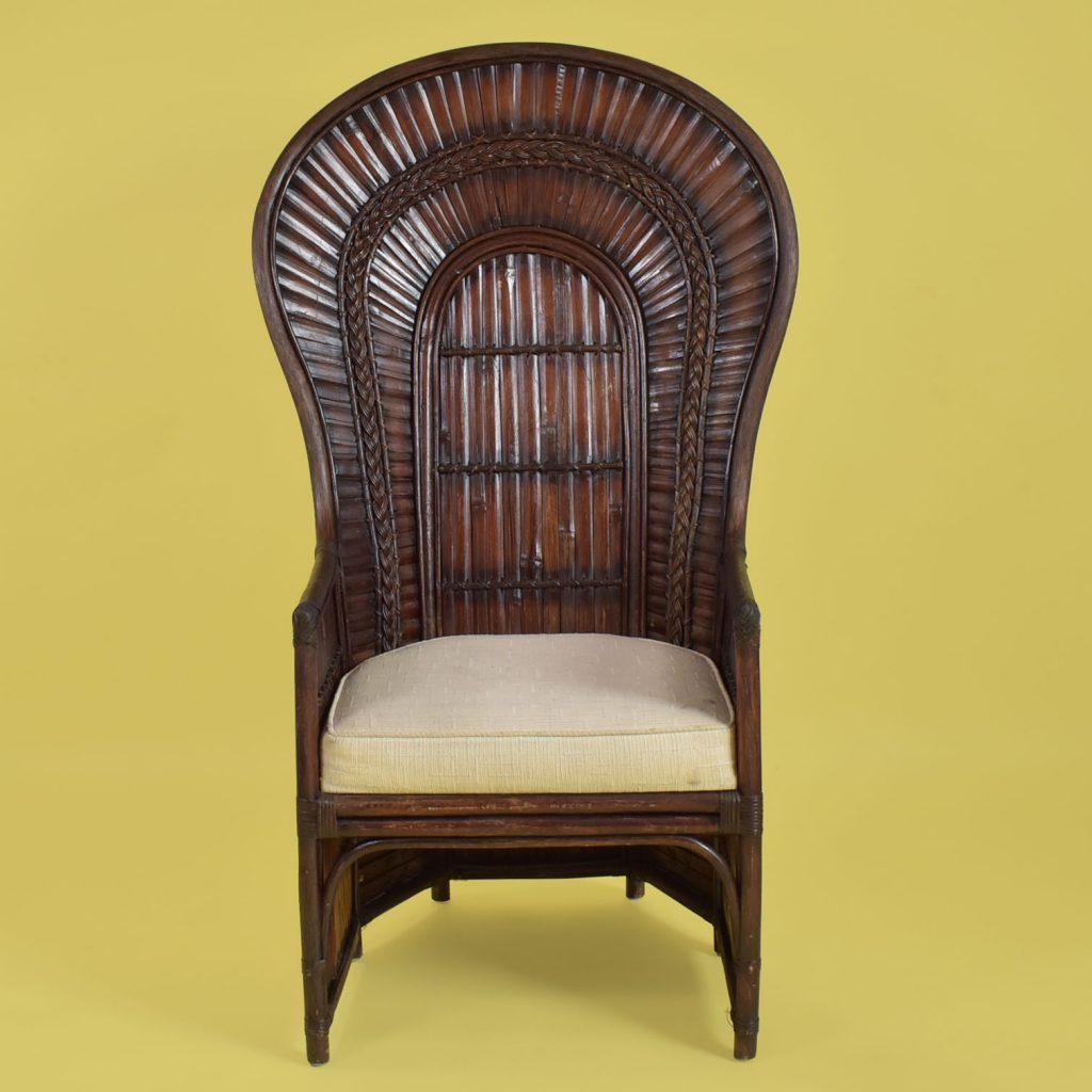 Single Split Bamboo Fan Chair Circa Who