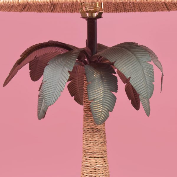 Single Vintage Palm Tree Table Lamp