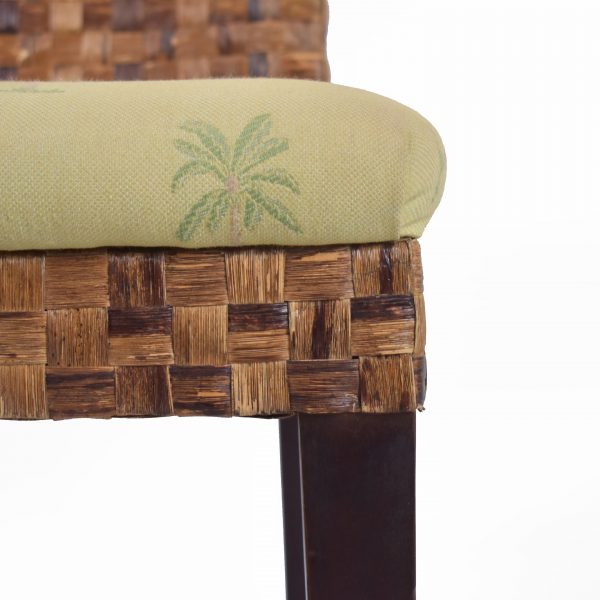 Single Woven Rattan Chair by Braxton Culler