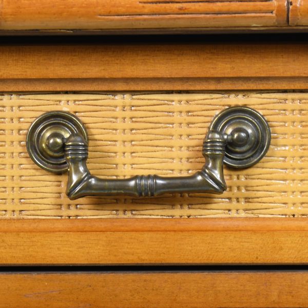 Small Faux Bamboo Chest by Broyhill