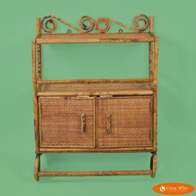 Small Hanging Bamboo Etagere