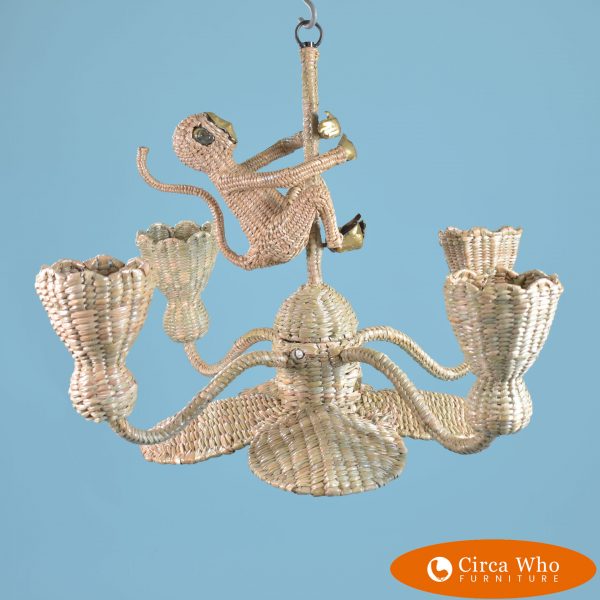 Small Monkey Chandelier by Mario Lopez Torres