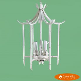 Small Pagoda White Chandelier