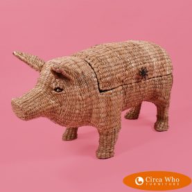 Small Pig trunk designed by the Mexican artist Mario Lopez Torres style 1974
