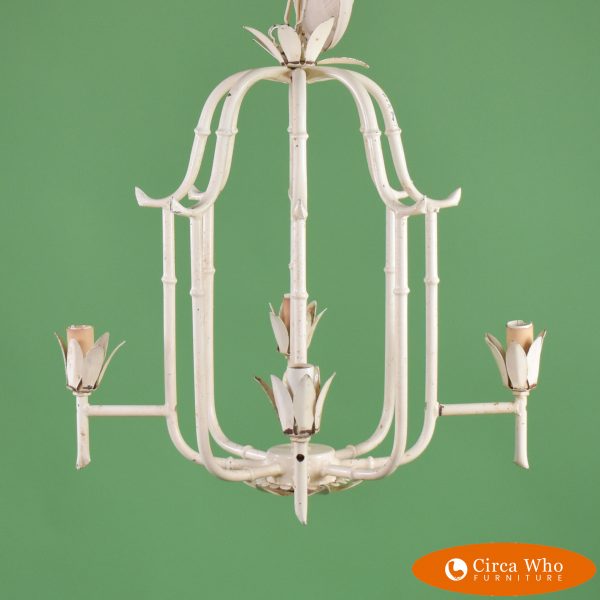 Small Tole Pagoda Chandelier