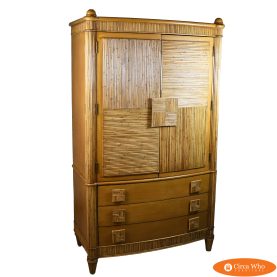 Split Bamboo Armoire