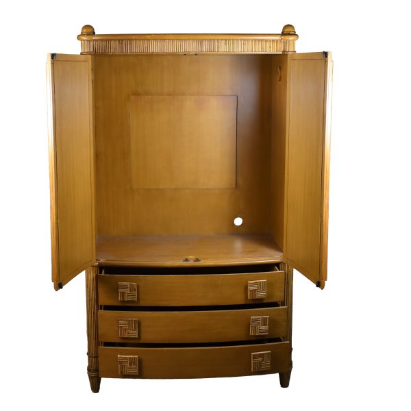 Split Bamboo Armoire