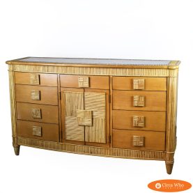 Split Bamboo Dresser