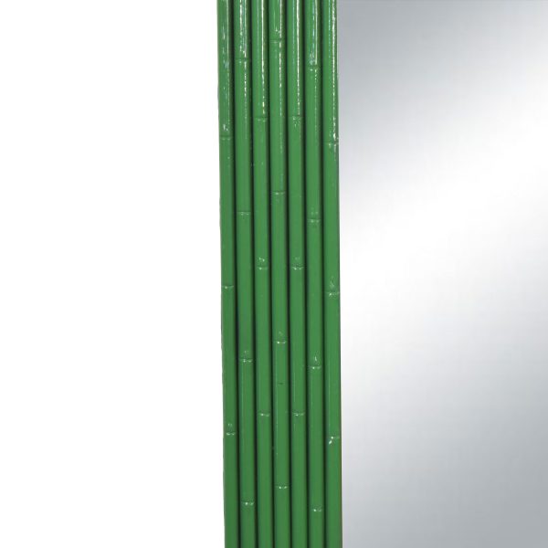 Split Bamboo Green Mirror