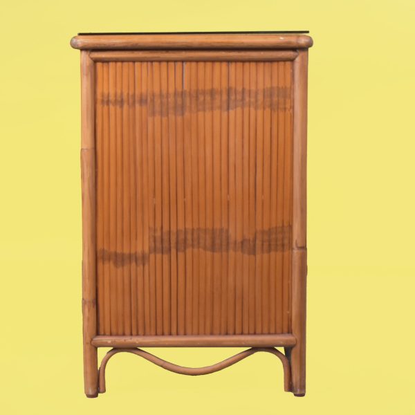 Split Bamboo and Rattan Dresser