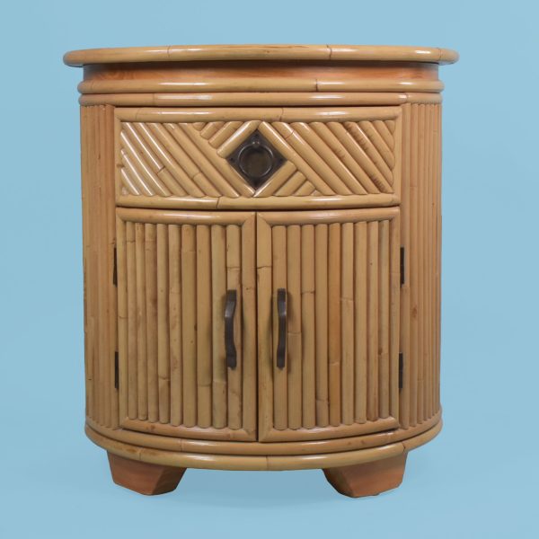 Split Rattan Round Center Table