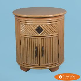 Split Rattan Round Center Table