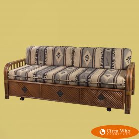 Split Reed Sleeper Sofa