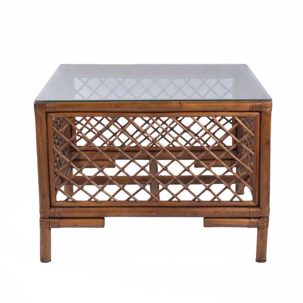 Square Ficks Reed Coffee Table Circa Who