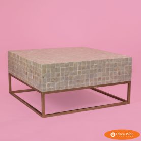 Square Mother of Pearl Coffee Table