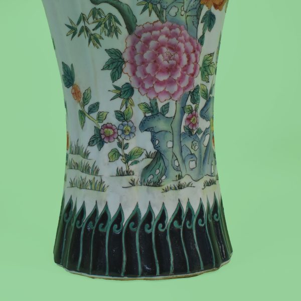 Tall Chinoiserie Ginger Jar
