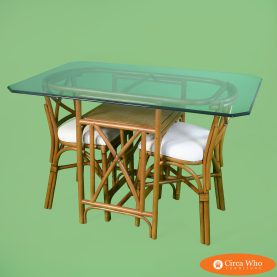 Tall Rattan Honeymoon Set