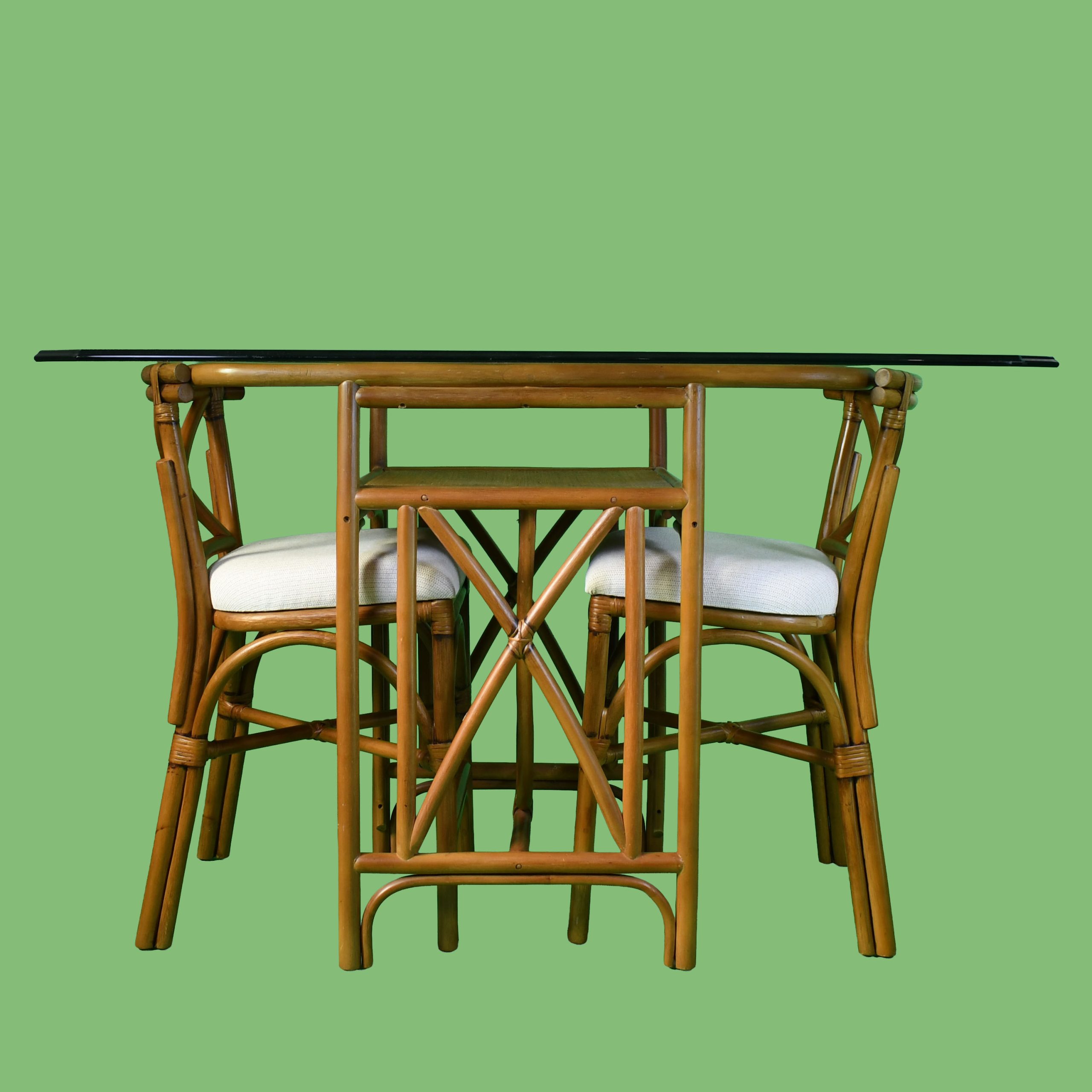 Tall Rattan Honeymoon Set