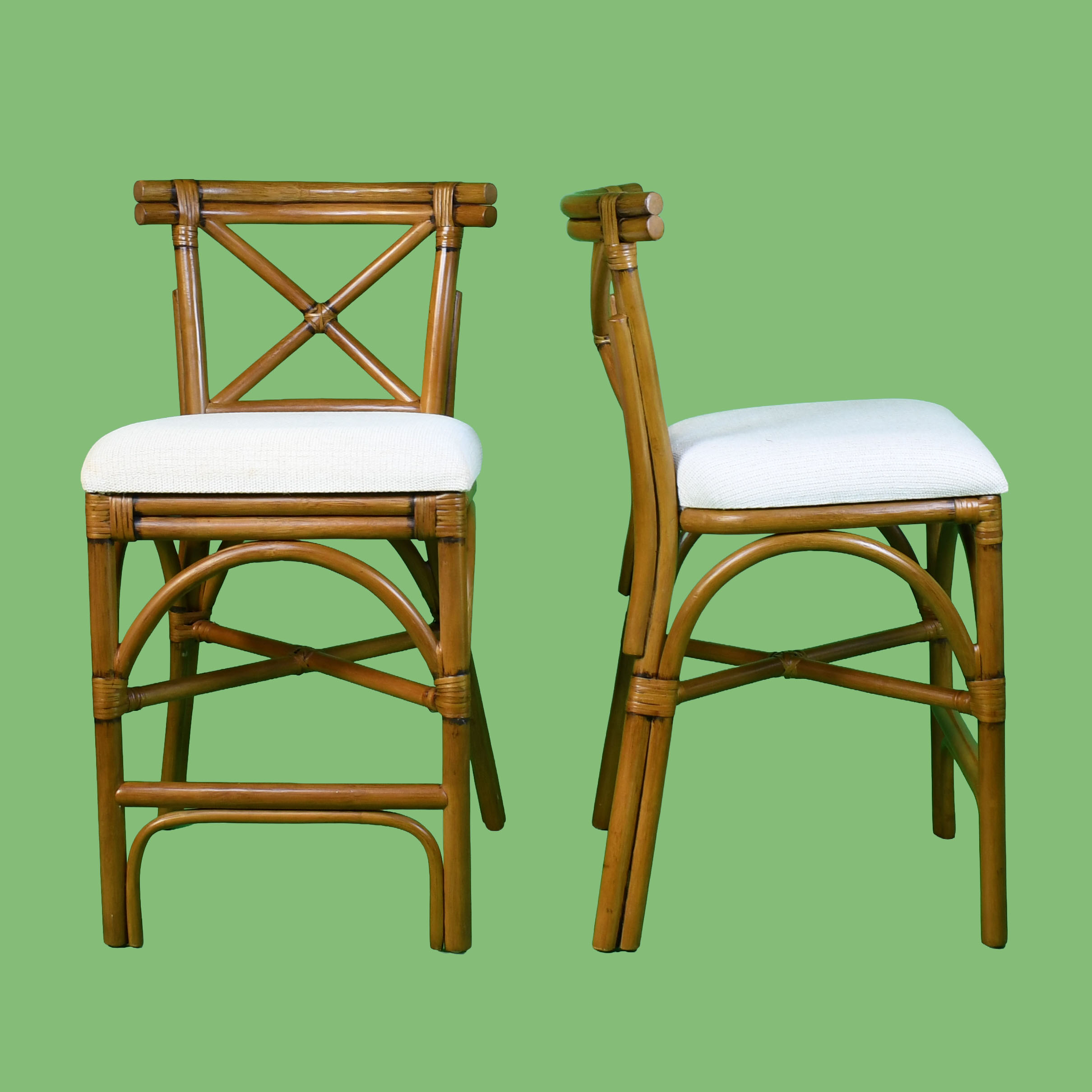 Tall Rattan Honeymoon Set