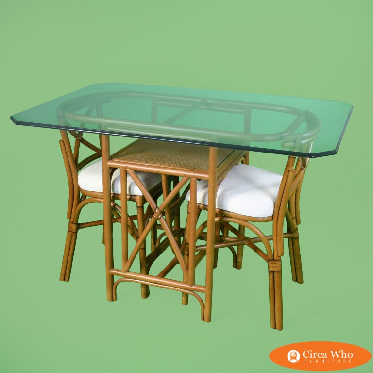 Tall Rattan Honeymoon Set