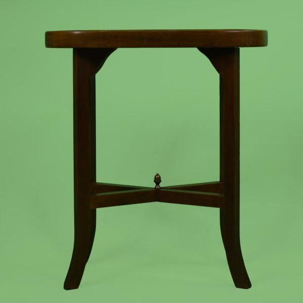 Teak and Brass Occasional Table