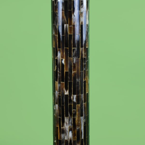 Vintage Tessellated Horn Floor Lamp by Jimeco