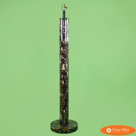 Vintage Tessellated Horn Floor Lamp by Jimeco