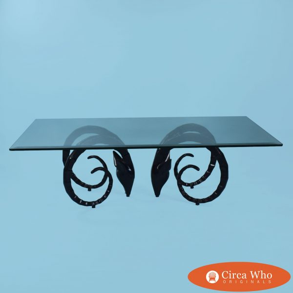 The Ramsey Lacquered Coffee Table