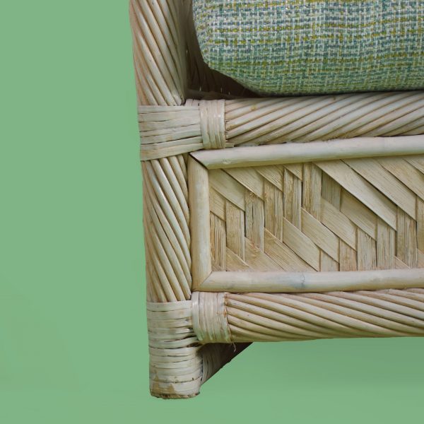 Twisted Rattan Corner Settee B1388 Circa Who Furniture