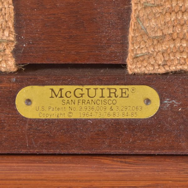 Vintage McGuire Long Sofa