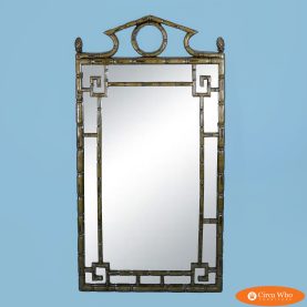 Vintage Greek Key Asparagus Mirror
