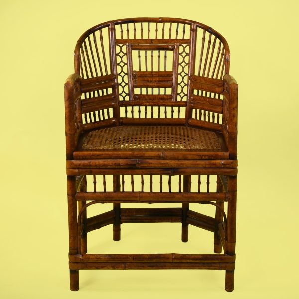 Vintage Bamboo Brighton Chair - Image 2