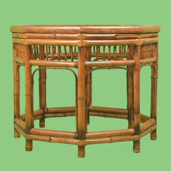 Vintage Bamboo Brighton Side Table