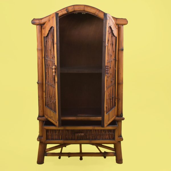 Vintage Bamboo Cabinet