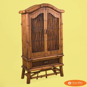 Vintage Bamboo Cabinet