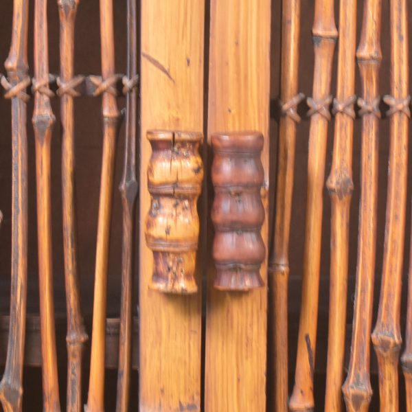 Vintage Bamboo Cabinet